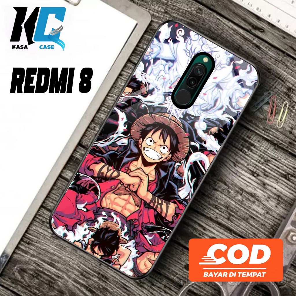 KASA CASE - Case REDMI 8A Fashion kartun ONE PIECE mix Fashion Case Flwr Casing Hp Case Murah Hardca