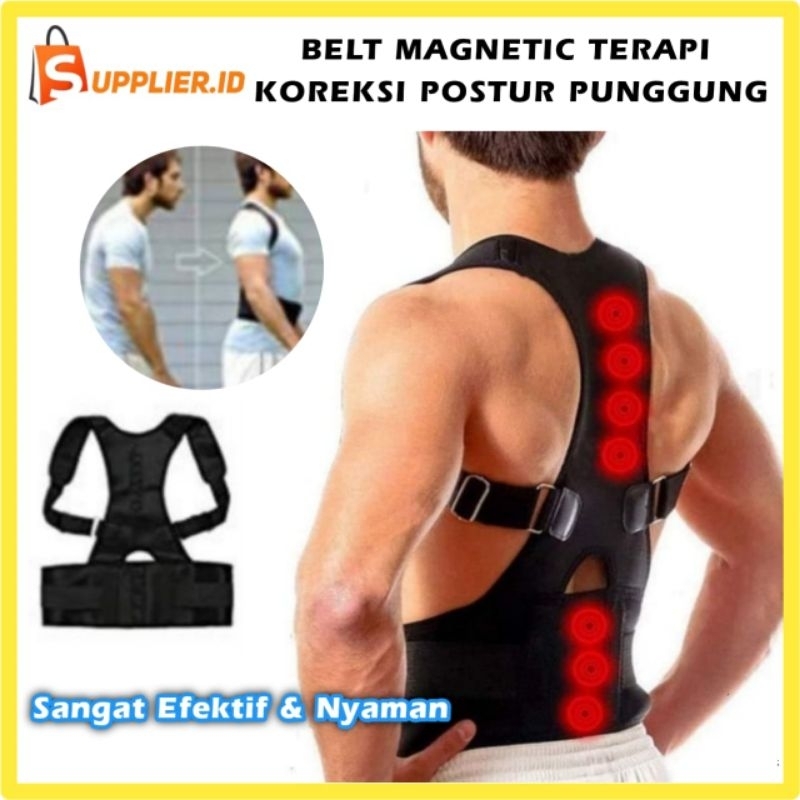 Alat Sabuk Terapi Punggung Bungkuk Penyangga Penegak Punggung Bungkuk Pria & Wanita