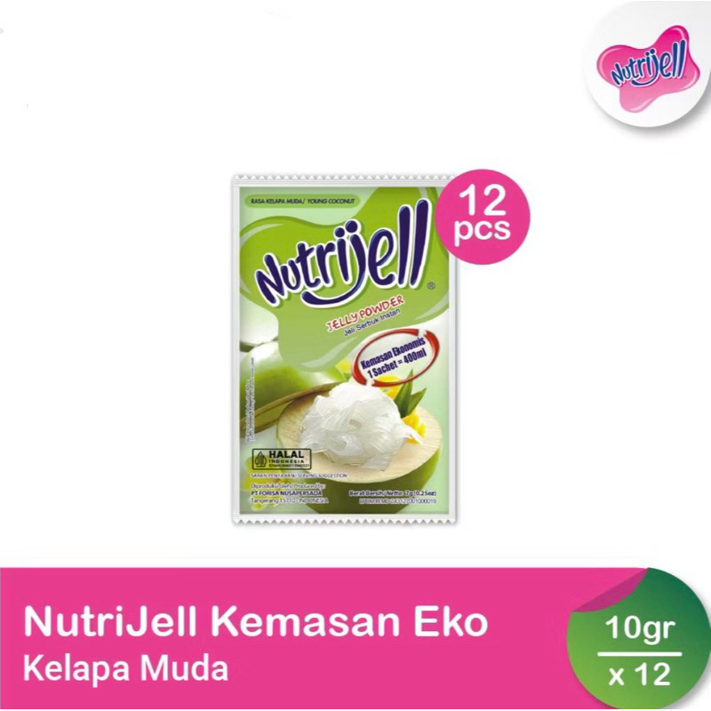 

Nutrijell Ekonomi Rasa Kelapa Muda 10 gr 12 Pcs