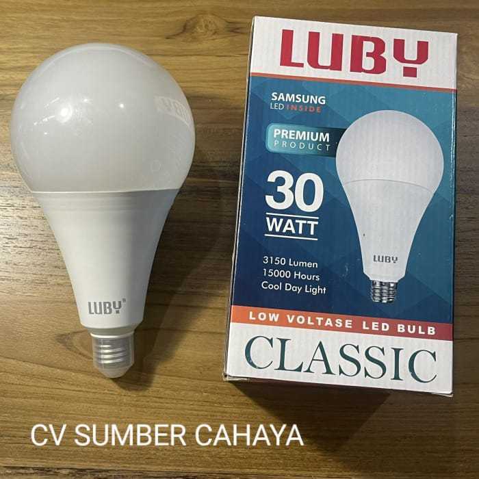 Luby Classic 30w Lampu Bohlam LED 30 Watt Bulb PUTIH