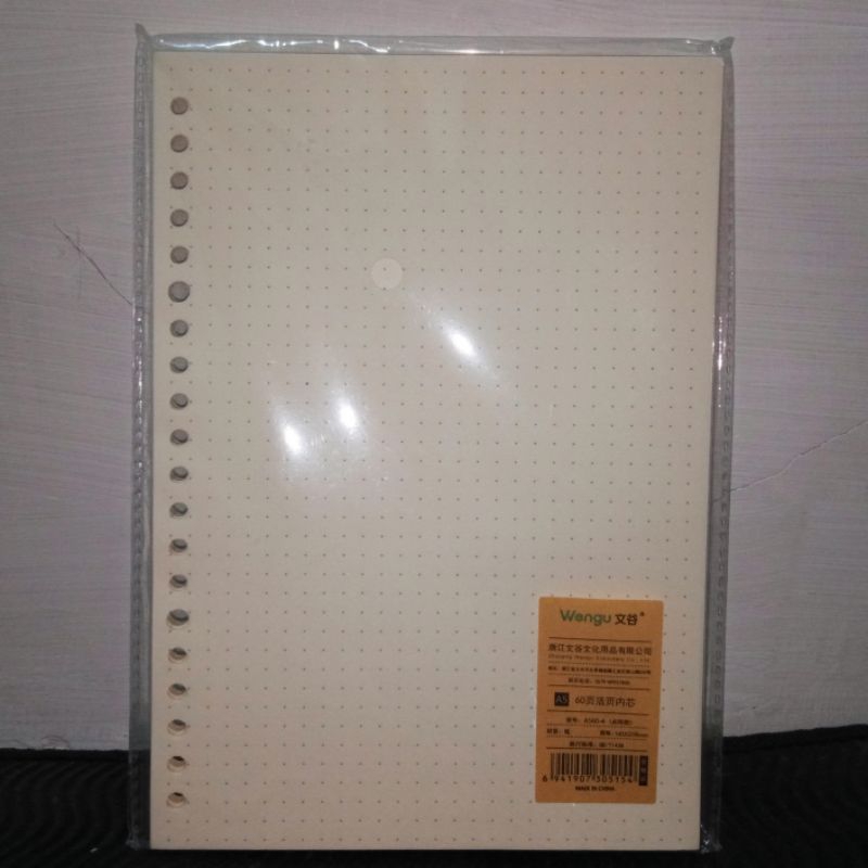 

Kertas Binder WENGU A5 DOT 60 Lembar