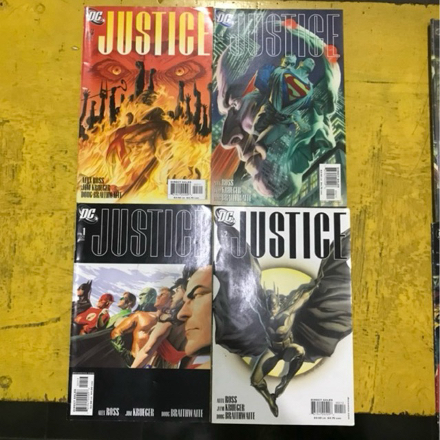 KOMIK JUSTICE ALEX ROSS 1-4