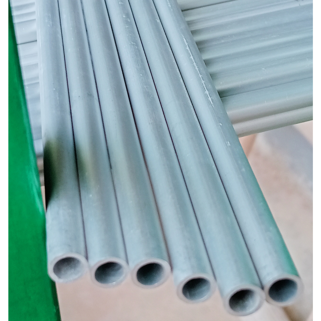Pipa aluminium 8mm lubang 6mm