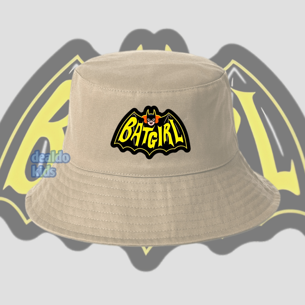 Topi Bucket Anak BATGIRL / Topi Bucket Anak laki-laki perempuan