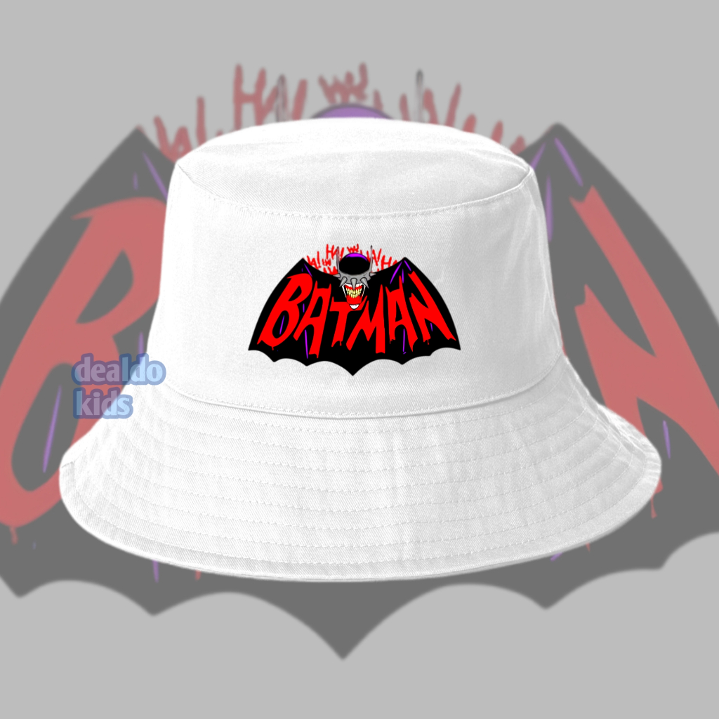 Topi Bucket Anak BATMAN / Topi Bucket Anak laki-laki perempuan