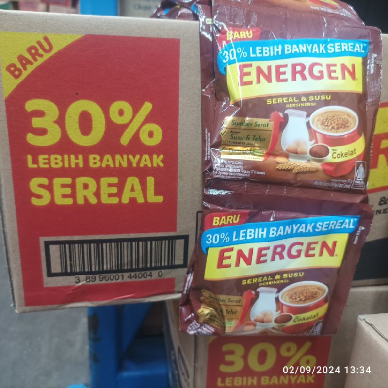 

Energen Coklat 30gr Minuman susu Cereal instan penganti sarapan