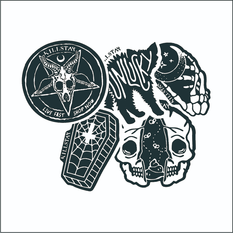 sticker distro killstar 5 in 1