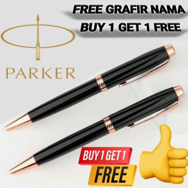 

Bollpoint Mewah Luxury Parker Buy 1 Get 1 Free Gratis Grafir Nama Dan box Exlusive