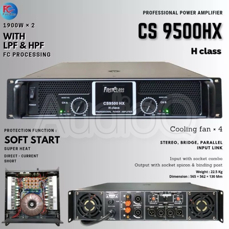 Power Firstclass CS 9500HX / CS9500HX / CS 9500 HX Class H SOFT START
