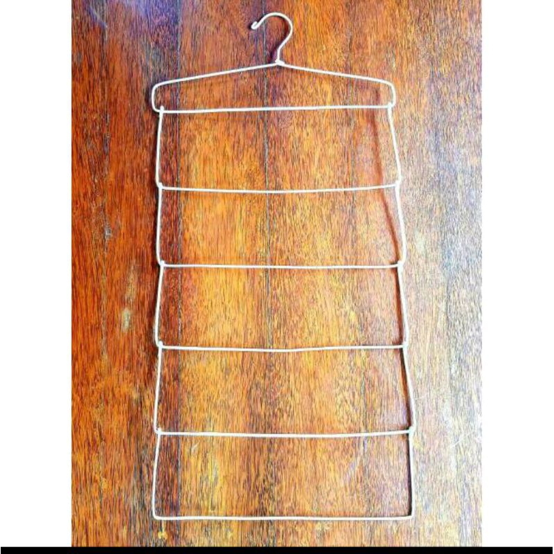 RAK HANGER GANTUNGAN JILBAB KAWAT BESI LAPIS MURAH