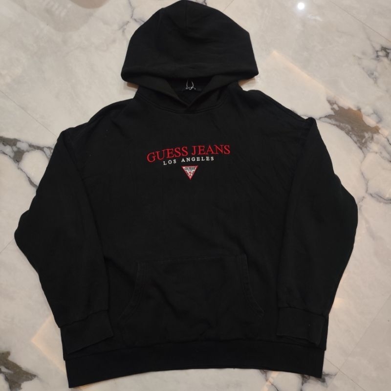 GUESS hoodie hitam