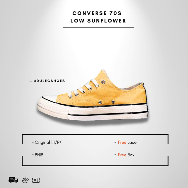 CONVERSE 70S LOW SUNFLOWER BNIB