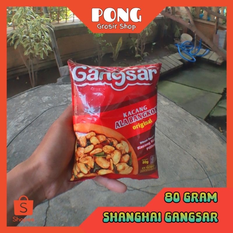 

Kacang Atom Shanghai GANGSAR Premium ALA BANGKOK 80 gram