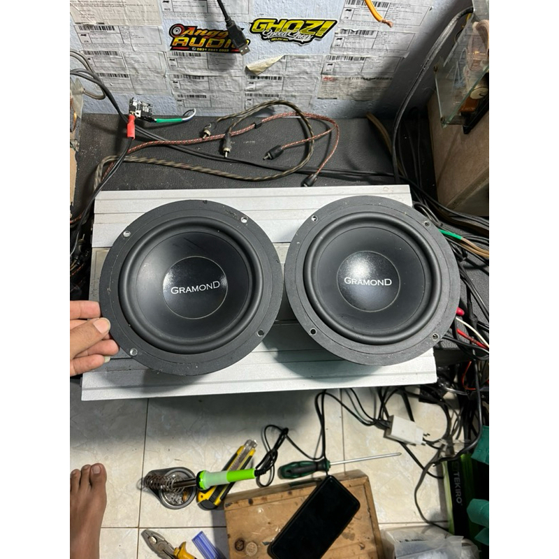 midbass gramond scond bekas audio mobil