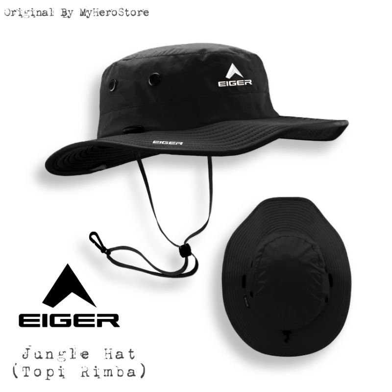 Topi Gunung / Topi Rimba Outdoor / Jungle Hat / All size Dewasa / Igr