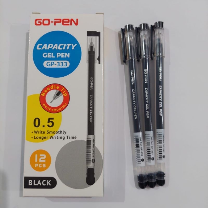 

PULPEN GEL GP-333 Hitam/SATUAN