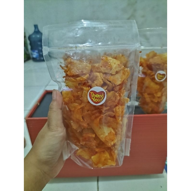 

kripik singkong pedas manis