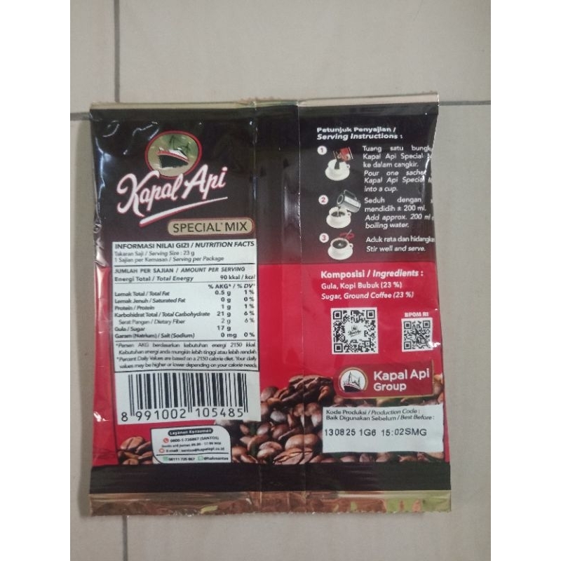 

kapal api, special mix, kopi hitam, 10pcs