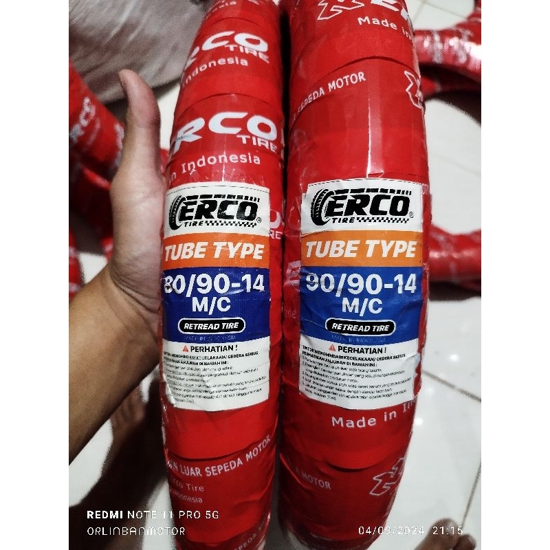 Ban Set Erco Metic Vario125/Ban Set Non tubles Erco Beat/Ban set tube Type Erco mio soul GT/Ban Komp