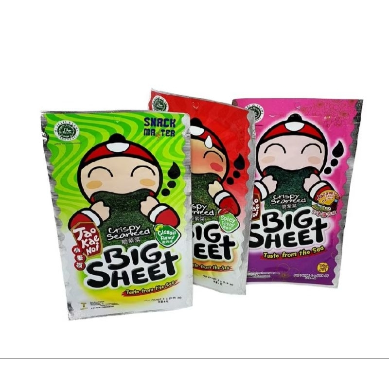 

Tao Kae Noi Crispy Seaweed Big Sheet 3,2g