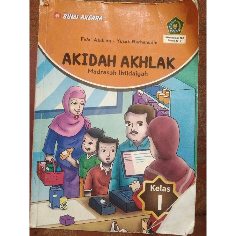 Akidah akhlak SD kelas 1 tahun 2019