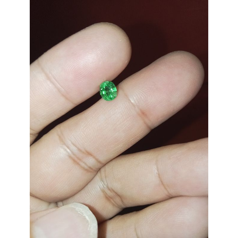 natural tsavorite 1.07ct HQ luster gemericik.
