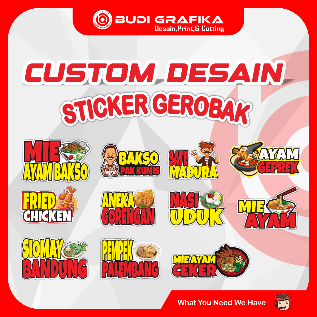 

Sticker Gerobak Custom, Sticker Nama Usaha, Custom Desain Sticker Gerobak, Sticker Vinil, Cetak Sticker Custom