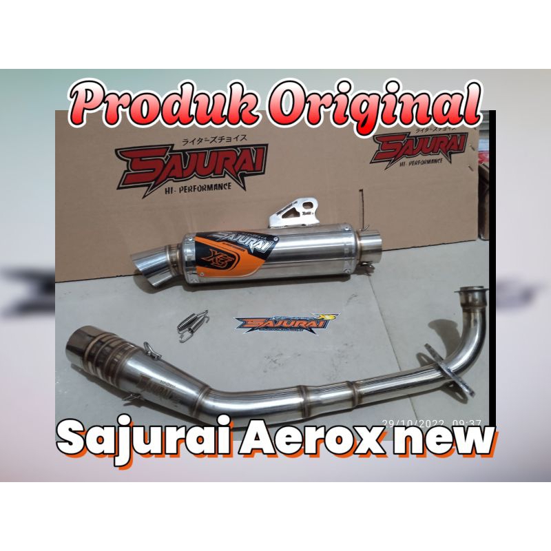 Knalpot racing aerox new connected by sajurai