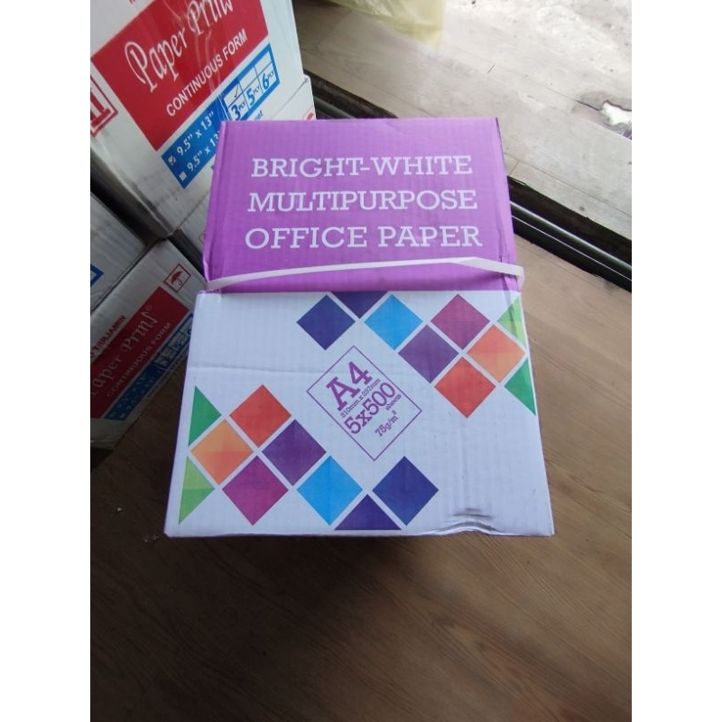 

kertas print & fotocopy A4 75gr 1 dus isi 5 rim