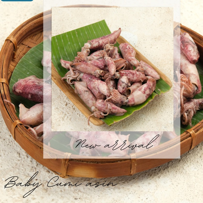 

Baby Cumi Asin rebus | Salted Squid