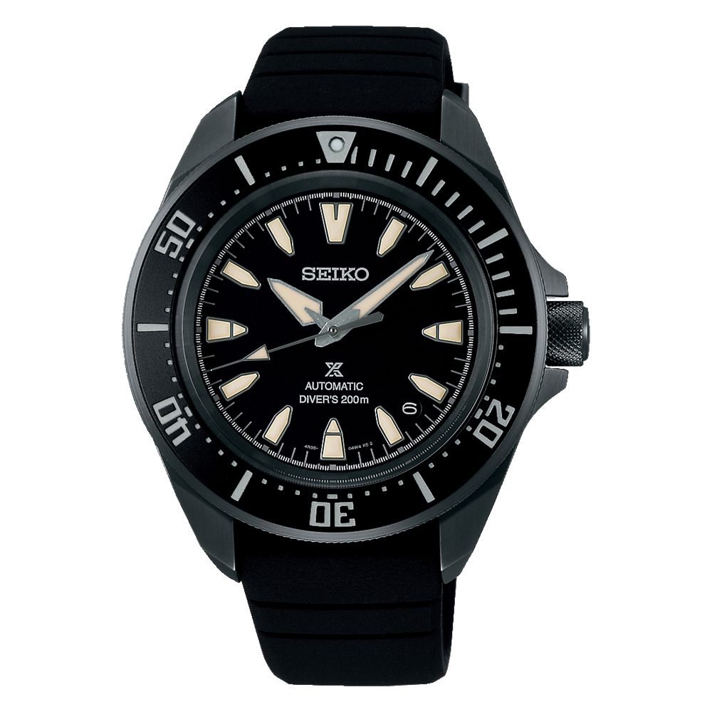 Seiko Prospex SRPL15K1 Diver Samurai Shog-Urai Black Dial Black Silicone - Jam Tangan Seiko