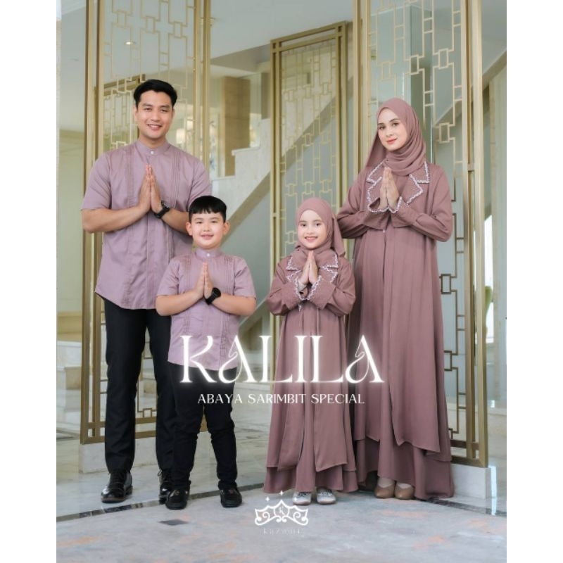PRE-ORDER KALILA ABAYA SARIMBIT SERIES BY KAZAMI