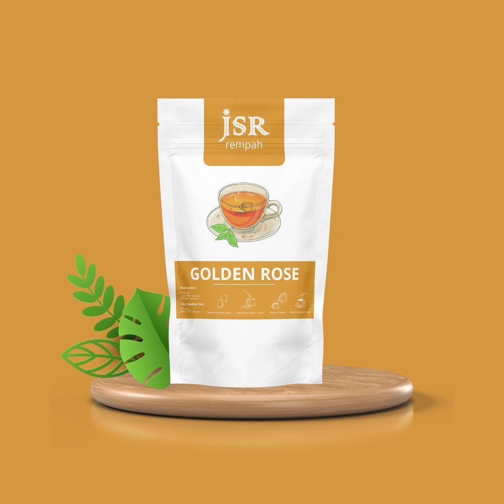 

Teh Golden Rose Golden Edge Rose Tea Teh Bunga Mawar Emas JSR Rempah