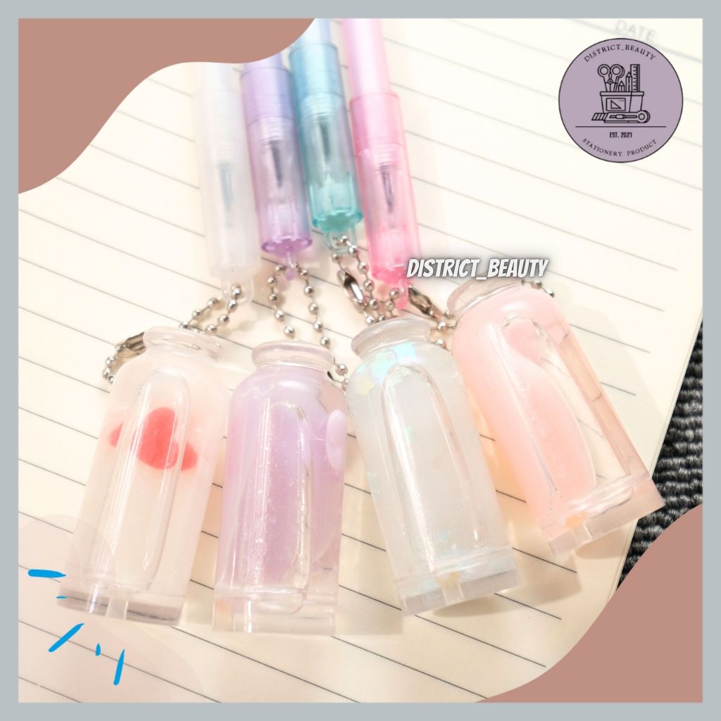 

PULPEN LUCU PULPEN GANTUNGAN BOTOL AIR SUSU PEN GEL GELAS SUSU LUCU TERMURAH