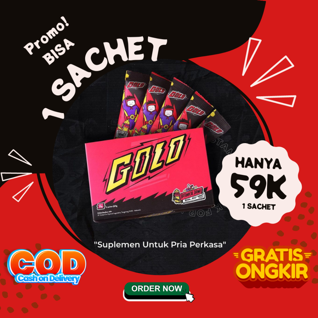 

Mister GOLO Ginseng Ecer 1 Sachet Suplemen Herbal Serbuk Jelly Madu Korean Gingseng Original BPOM