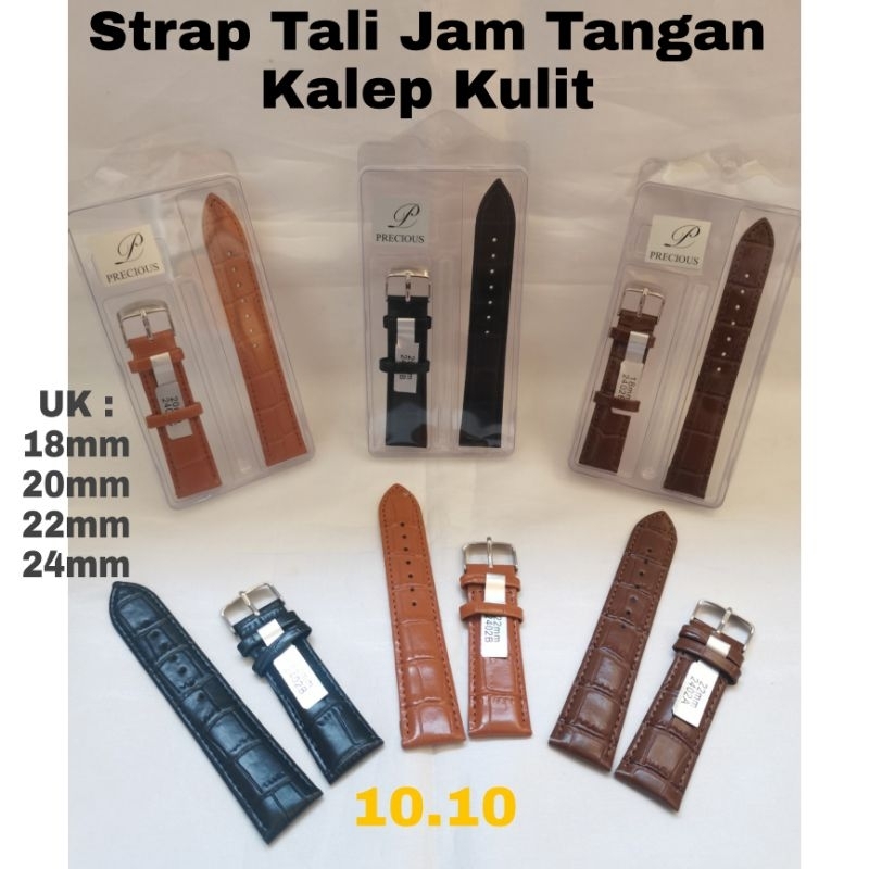 STRAP Tali jam tangan kalep kulit /Leather Strap / Tali Jam Tangan Pria Kulit / Strap Jam Tangan Kul