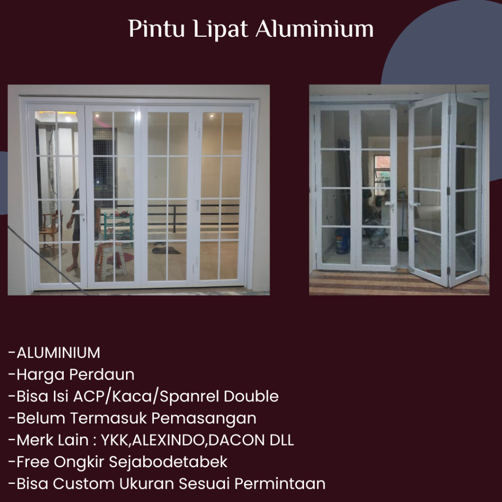 Pintu Lipat Aluminium