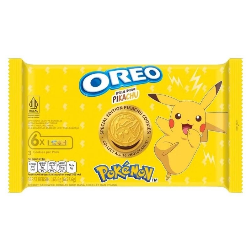 

Oreo special pikachu 165gram viral