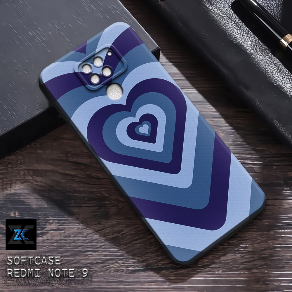 (TB20) Sofcase Lentur Bahan Karet REDMI NOTE 9 | Kesing Keren Lucu Aesthetic | Case Premium Love