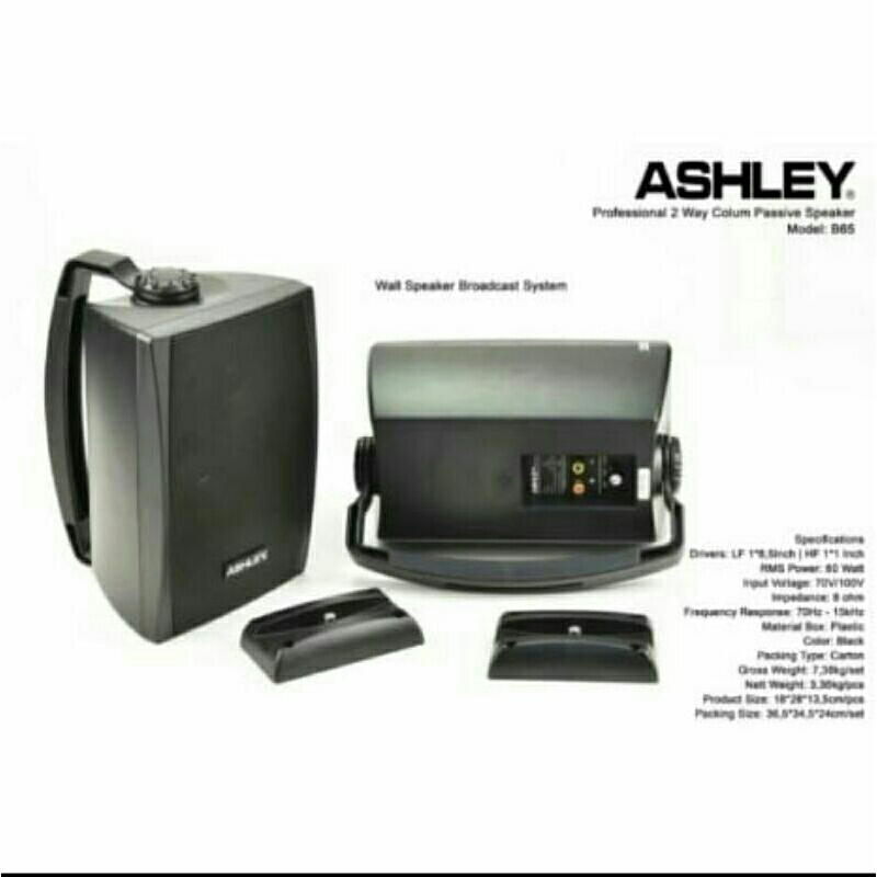 Speaker Pasif Ashley B65 B 6.5 inch Original