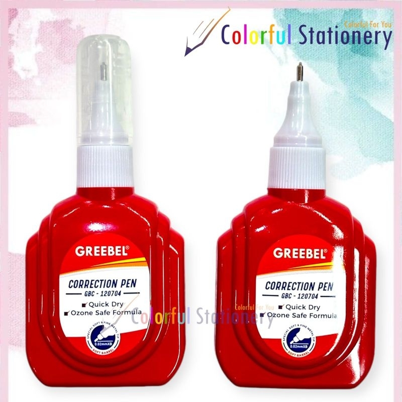 

Correction Fluid / Correction Pen / Tip X Cair Greebel GBC-120704 (PCS)