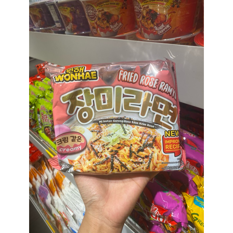 Wonhae Fried Rose Ramyun 120g