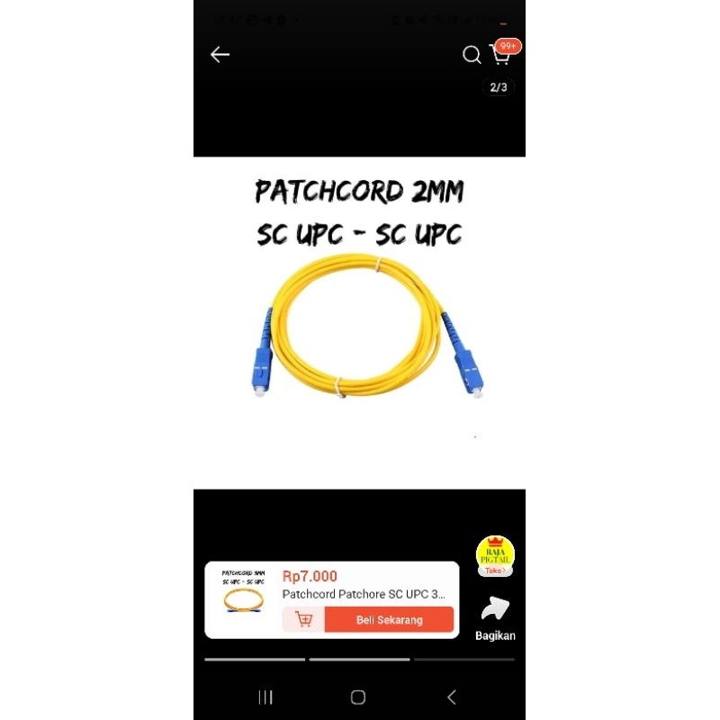 Harga Patchcord 2MM Terbaru Sep 2024 |BigGo Indonesia