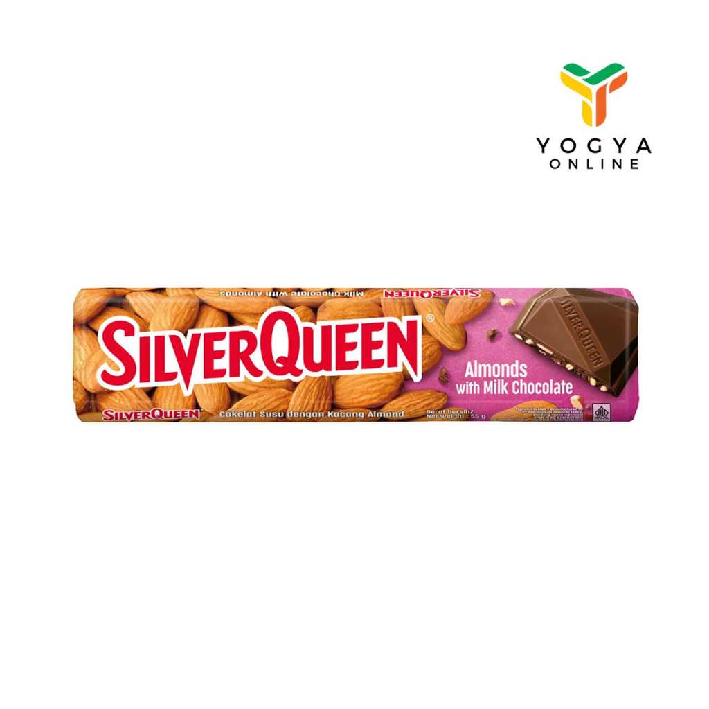 

Silver Queen Almond 58 Gram Cokelat Makanan RIngan