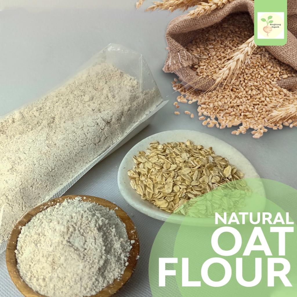 

LAKU Oat Flour gr - Fine Grade, Tepung Oatmeal
