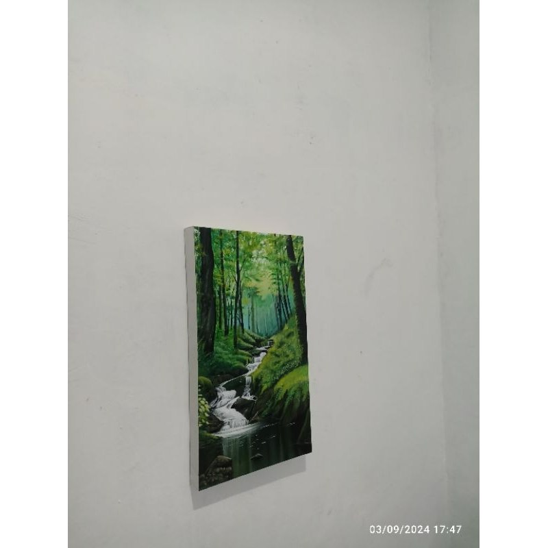 Lukisan asli pemandangan alam