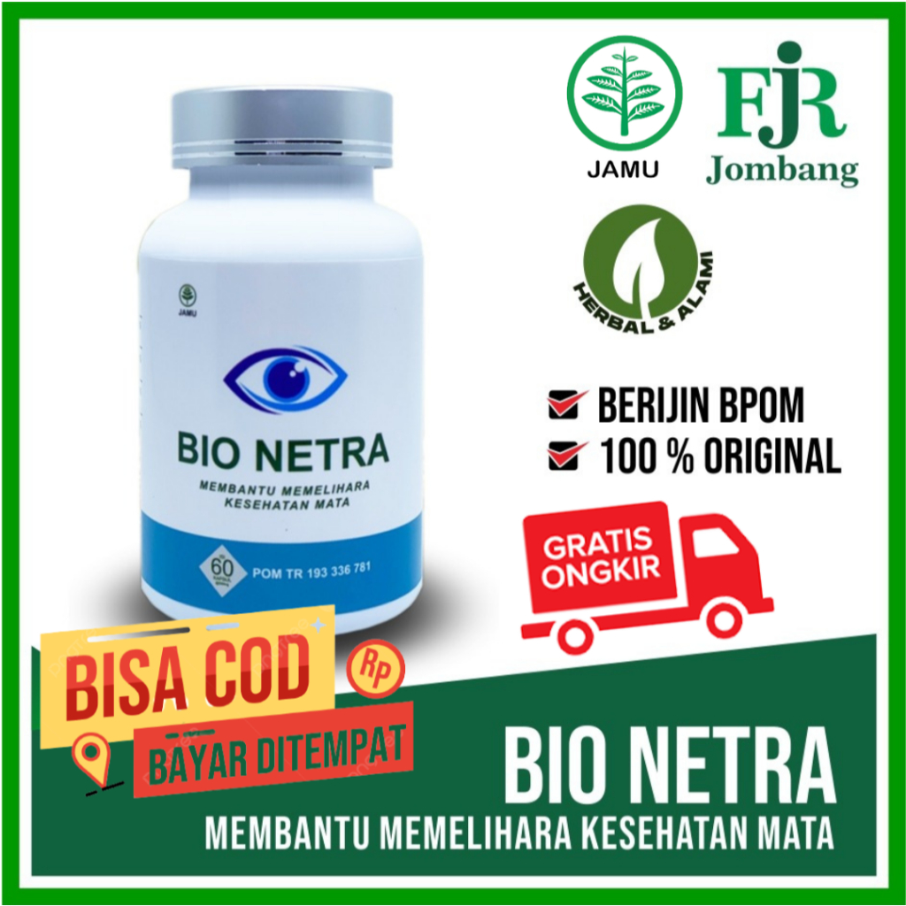 BIO NETRA ORIGINAL | BPOM | COD