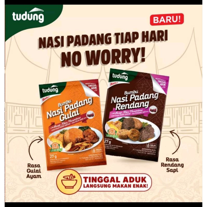 

Bumbu nasi Padang rendang tudung 27gr