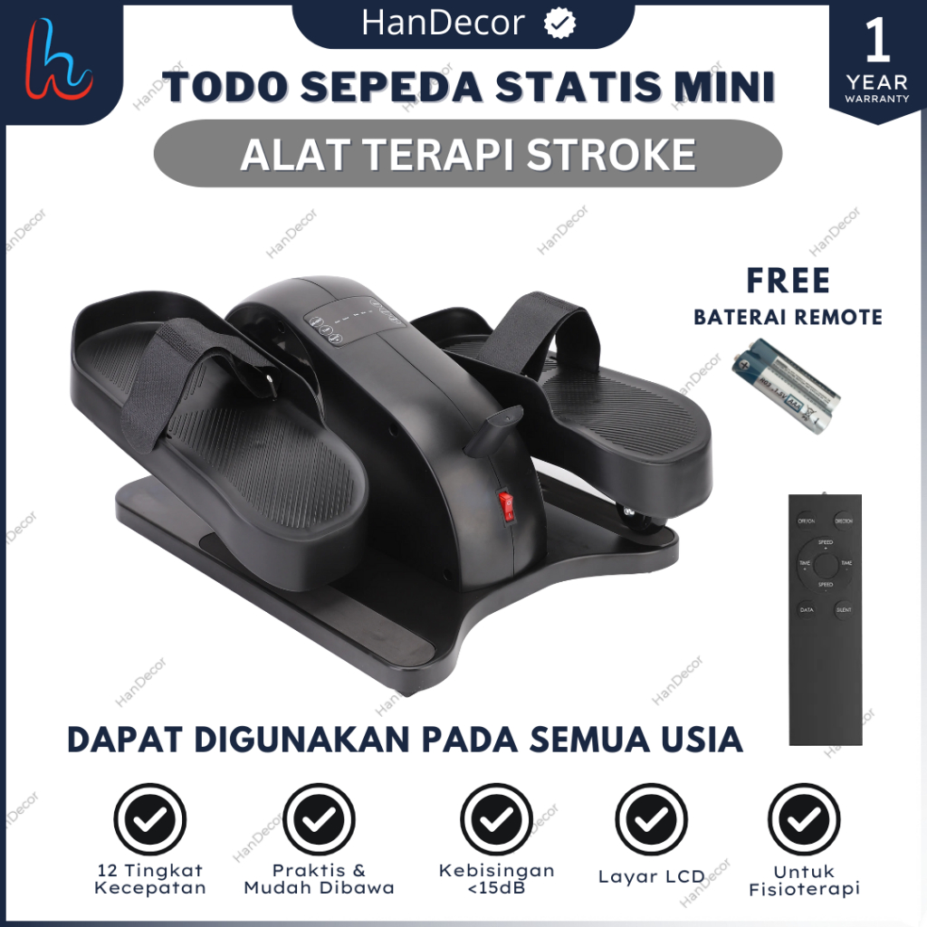 Sepeda Statis Todo Mini Terapi Stroke | Alat Sepeda Terapi Mini Multifungsi | Sepeda Terapi Stroke
