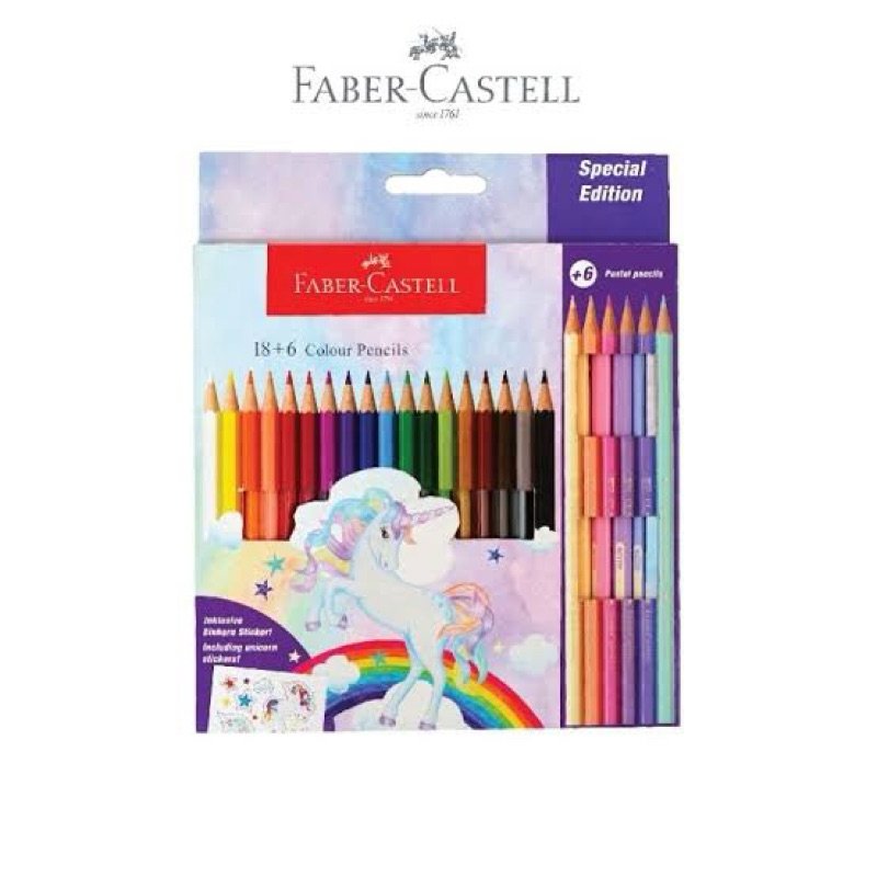 

Pensil Warna Faber Castell Unicorn 24 Warna